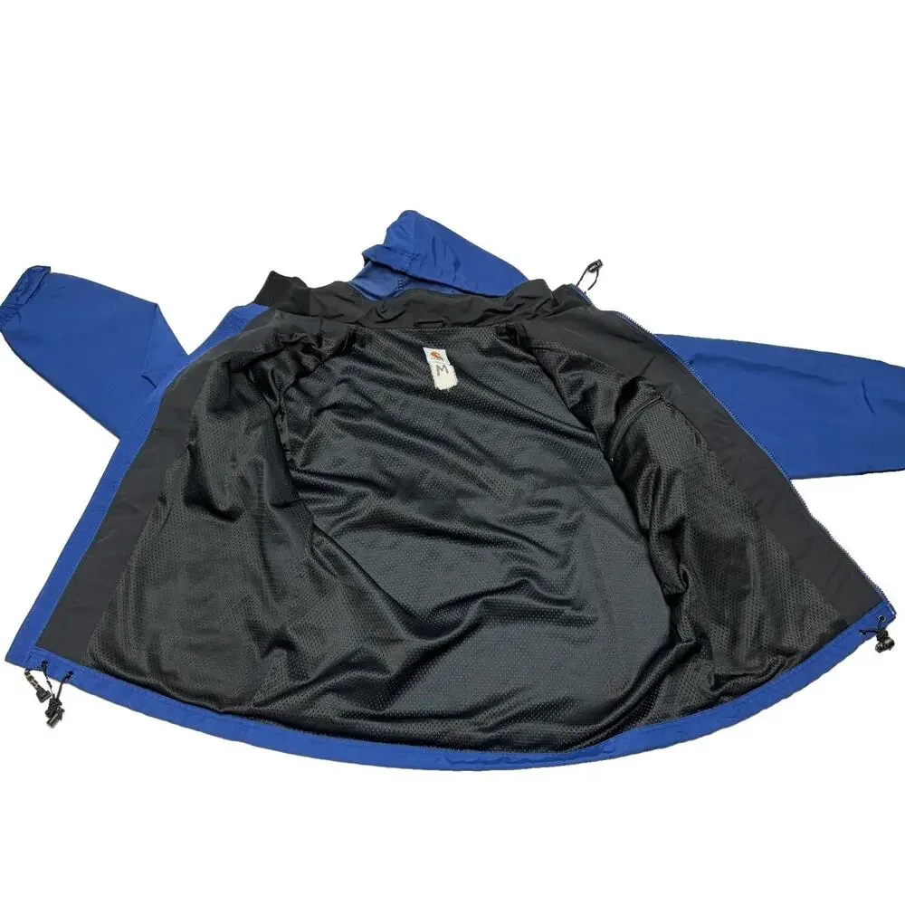 CARHARTT USA HOODED ROYAL BLUE WORK JACKET FULL ZIP MENS SIZE MEDIUM